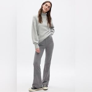 GAP 70’s Flare High Rise Vegan Suede - Dark Gray